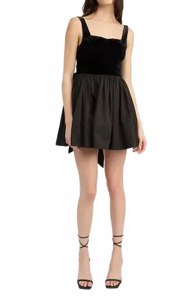 En Saison Mckenna Mini Dress In Black