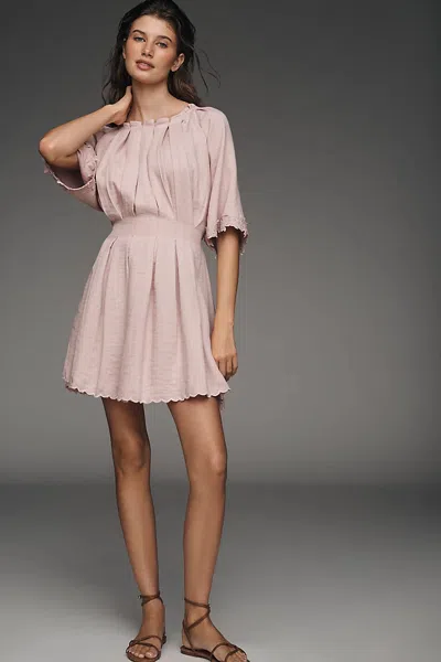 En Saison Megan Mini Dress In Metallic