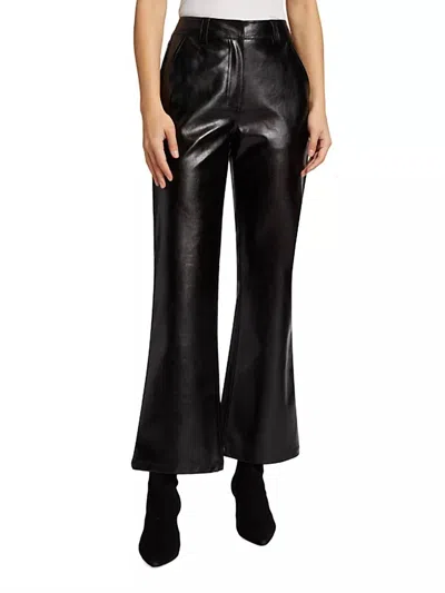 En Saison Melbrooke Faux Leather Trousers In Black