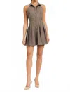 En Saison Mirabella Mini Dress In Toast In Brown