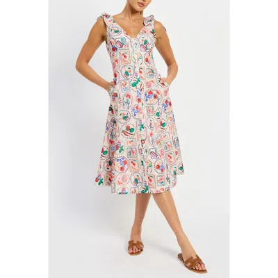 En Saison Nayeli Midi Sundress