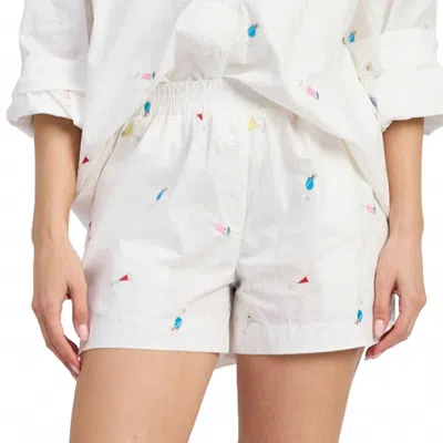 En Saison Nellie Cocktail Shorts In White