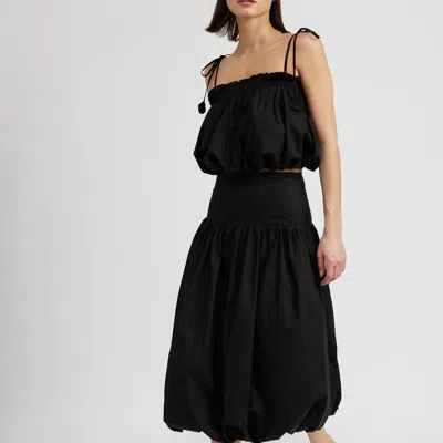 En Saison Nicollete Midi Skirt In Black