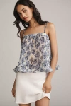 En Saison Odessa Tank Top In Blue