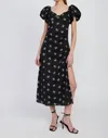 En Saison Ophelia Midi Dress In Black Natural In Black