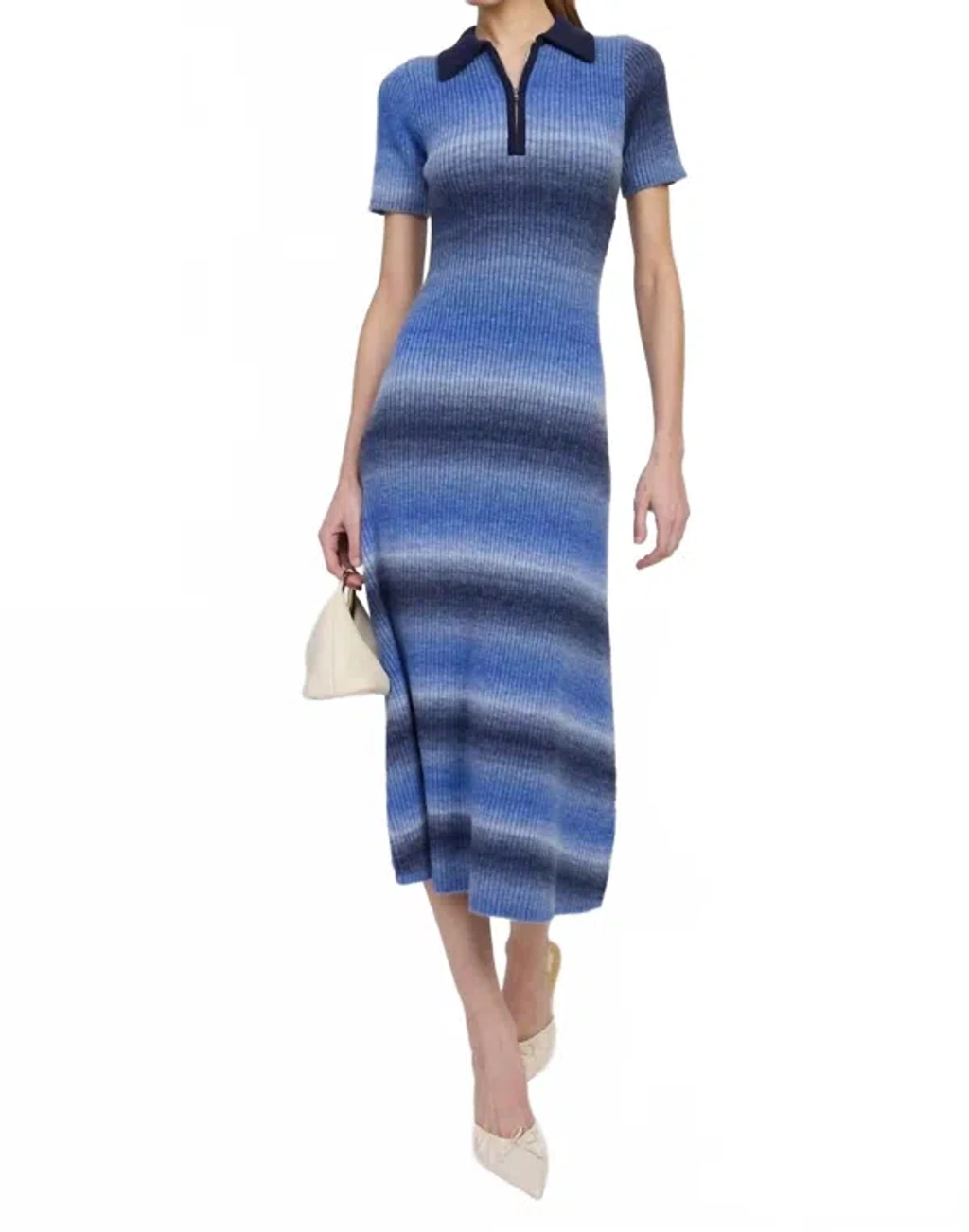 en saison blue dress BLUE/ IVORY Odessa Maxi Dress- EN SAISON