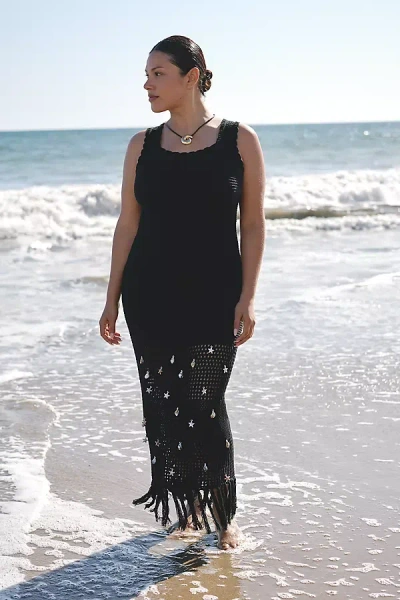 En Saison Plus Dahlia Cover-up Dress In Black