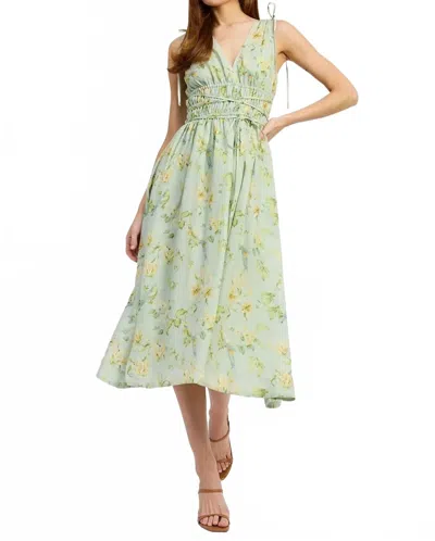 En Saison Rylee Midi Dress In Sage In Green