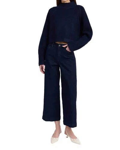 En Saison Seraphina Wide Leg Pants In Indigo In Blue