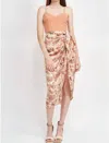 En Saison Beach House Dress In Dusty Pink In Pink