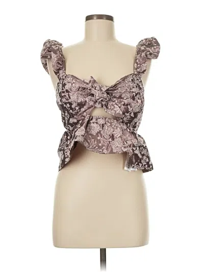 Pre-owned En Saison Sleeveless Blouse In Pink