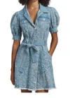 En Saison Tarak Mini Dress In Light Blue In Blue