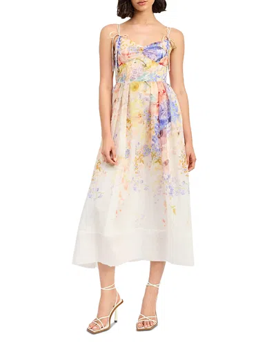 EN SAISON TAYLOR ANN FLORAL MIDI DRESS