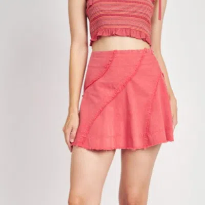 En Saison Tivoli Skirt In Red