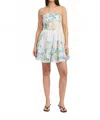 En Saison Julia Sleeveless Romper In Multi