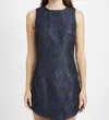 En Saison Victoria Mini Dress In Black Navy