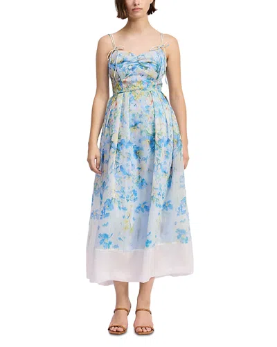 En Saison Vivian Midi Dress In Blue