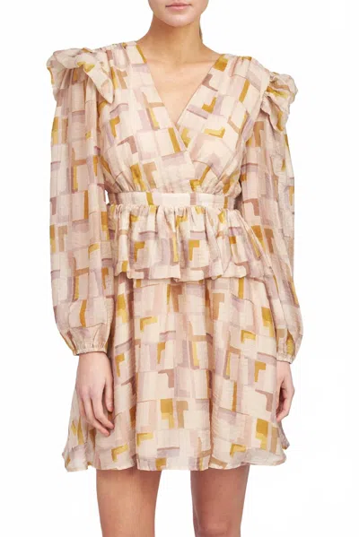 En Saison Winnie Mini Dress In Sugar Berry In Multi