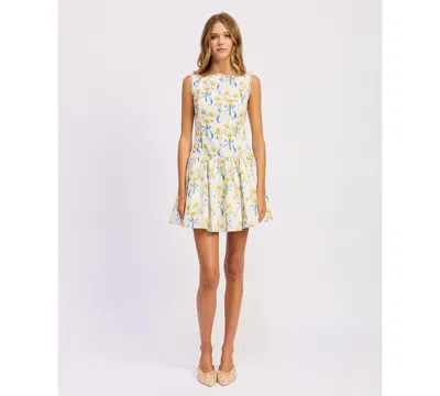 En Saison Women's Audrey Sleeveless Mini Dress In White