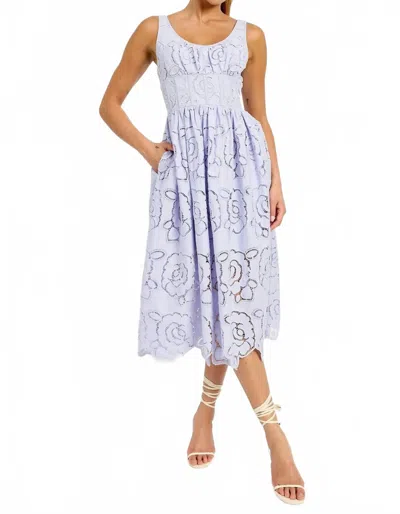 En Saison Women's Brynlee Midi Dress In Lilac In Blue