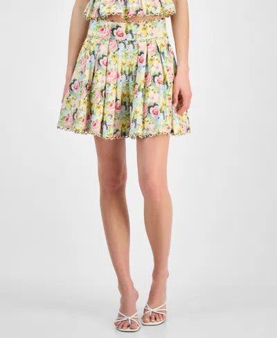 En Saison Women's Cairo Floral-print Shorts