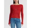 En Saison Women's Colby Tank Top & Cardigan Set In Brick