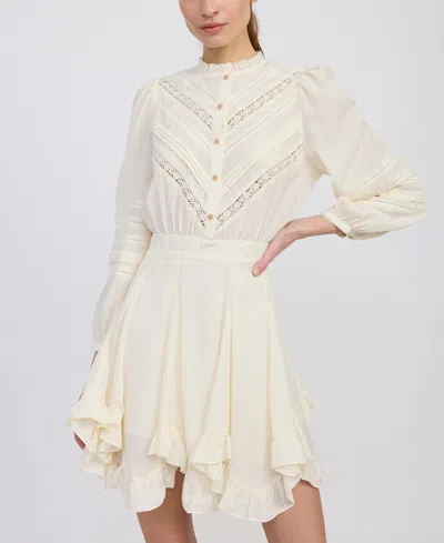 En Saison Women's Gabriella Mini Dress In White