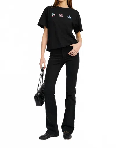 En Saison Women's Head Over Heels Top In Black