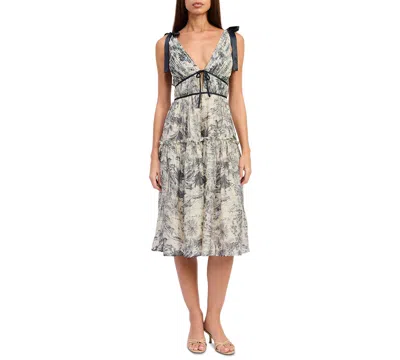 En Saison Women's Holly Sleeveless Midi Dress In Multi