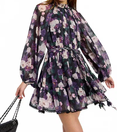 En Saison Women's Jasmine Mini Dress In Purple
