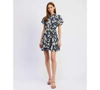 En Saison Women's Madeline Collared Mini Dress In Multi