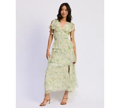 En Saison Women's Paloma V-neck Maxi Dress In Green