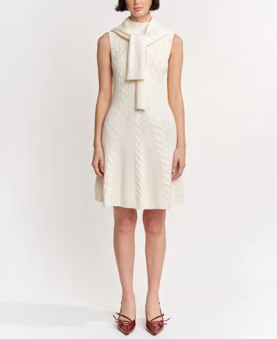 En Saison Women's Stenson Mini A-line Dress In White