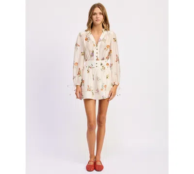 En Saison Women's Tusla V-neck Mini Dress In White