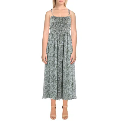 En Saison Womens Printed Polyester Maxi Dress
