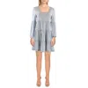 En Saison Womens Tiered Cotton Fit & Flare Dress