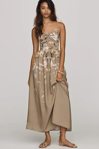 En Saison Yvette Midi Dress In Green