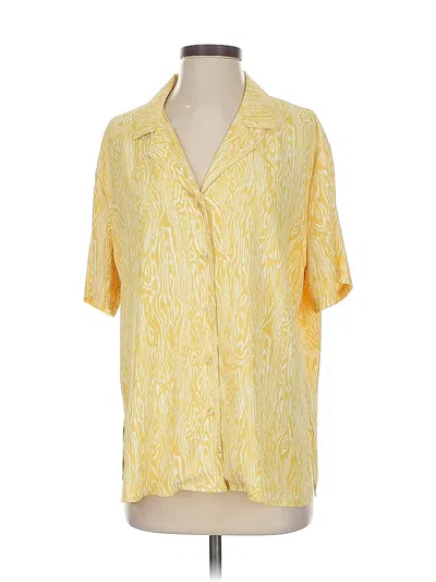 Pre-owned Ena Pelly Short Sleeve T-shirt In Yellow