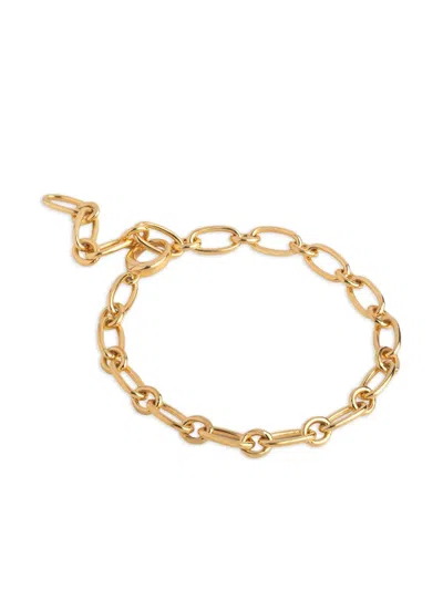 Enamel Copenhagen Chunky Chain Bracelet In Gold