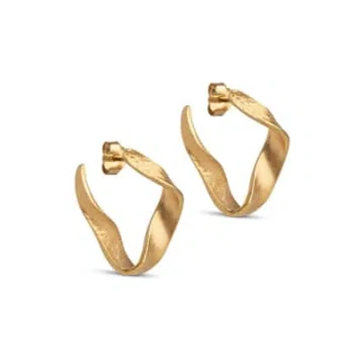 Enamel Copenhagen Dalia Earrings In Gold