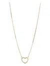 Enamel Copenhagen Heart-shaped Chain Necklace In Gold