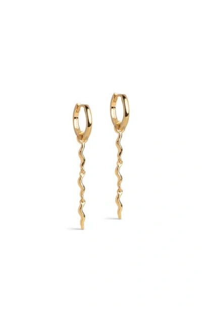 Enamel Copenhagen Hydrus Hoops In Gold
