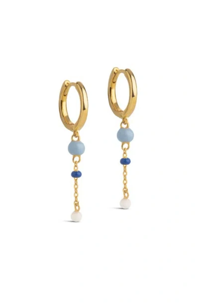 Enamel Copenhagen Lola Bold Hoops In Burgundy