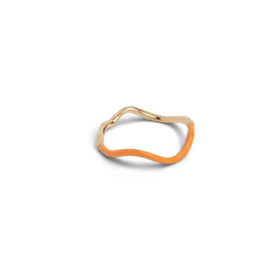 Enamel Copenhagen Orange Sway Ring