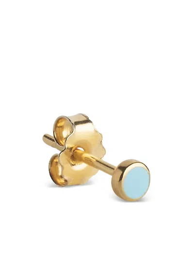 Enamel Copenhagen Post-back Stud Earring In Gold