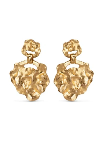 Enamel Copenhagen Windy Large Earring In Gold