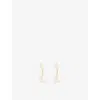 Enamel Copenhagen Womens Gold Althea 18ct Yellow Gold-plated Sterling-silver And Freshwater-pearl St In Gold