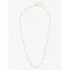 ENAMEL COPENHAGEN ENAMEL COPENHAGEN WOMEN'S GOLD KIA 18CT YELLOW GOLD-PLATED STERLING-SILVER NECKLACE