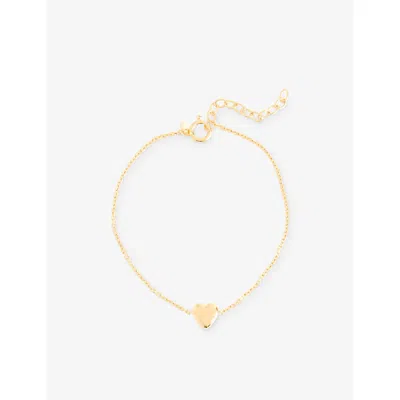 Enamel Copenhagen Womens  Amore 18ct Yellow Gold-plated 925 Sterling Silver Bracelet