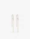 Enamel Copenhagen Womens Gold Aga 18ct Yellow Gold-plated 925 Sterling Silver And Freshwater Earl Dr In Gold